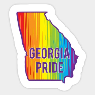 Georgia Pride Sticker